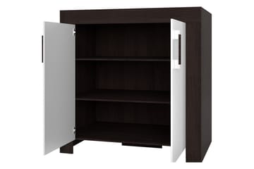 Skänk Cezar 100x42x106 cm - Beige/Grå - Förvaring - Förvaringsmöbler - Sideboard & skänk