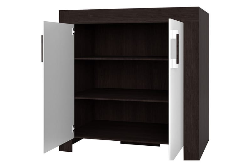 Skänk Cezar 100x42x106 cm - Beige/Grå - Förvaring - Förvaringsmöbler - Sideboard & skänk