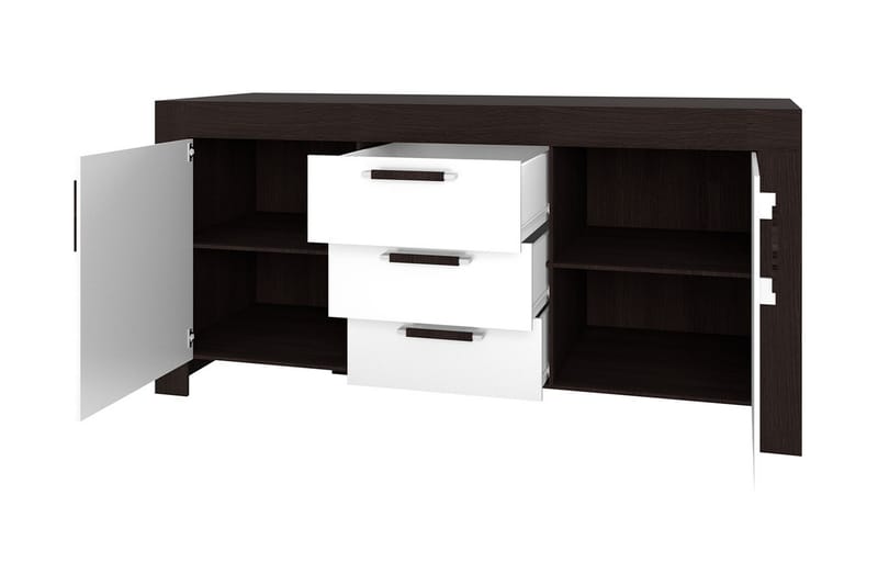 Skänk Cezar 170x42x85 cm - Beige/Grå - Förvaring - Förvaringsmöbler - Sideboard & skänk