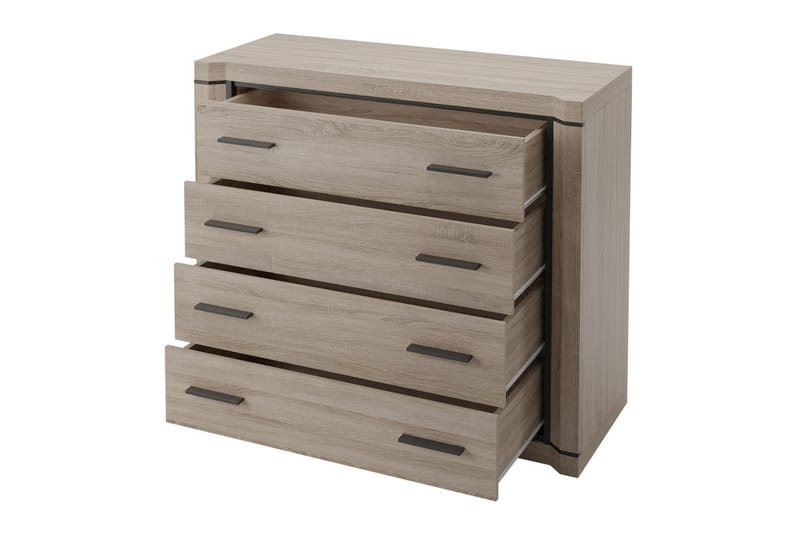 Skänk Dallas 1007x43,5x91 cm - Beige/Grå - Förvaring - Förvaringsmöbler - Sideboard & skänk