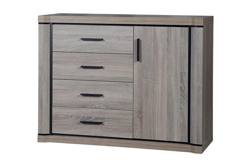 Skänk Dallas 117x43,5x91 cm - Beige/Grå - Sideboard & skänk