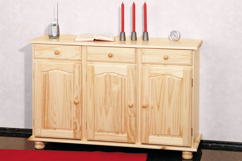 Skänk Ejder 130 cm - Furu - Förvaring - Förvaringsmöbler - Sideboard & skänk