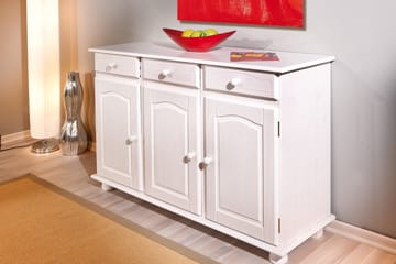 Skänk Ejder 130 cm - Vit - Förvaring - Förvaringsmöbler - Sideboard & skänk