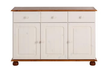 Skänk Estinne 118 cm - Vit|Brun - Förvaring - Förvaringsmöbler - Sideboard & skänk