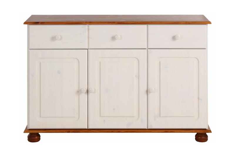 Skänk Estinne 118 cm - Vit|Brun - Förvaring - Förvaringsmöbler - Sideboard & skänk