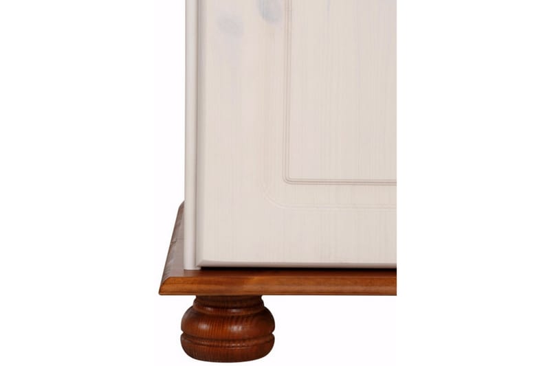 Skänk Estinne 118 cm - Vit|Brun - Förvaring - Förvaringsmöbler - Sideboard & skänk