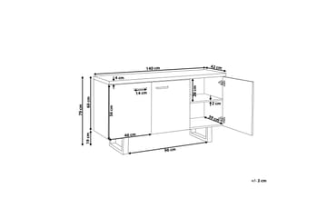Skänk Fenlason med 3 Dörrar - Trä|Natur - Förvaring - Förvaringsmöbler - Sideboard & skänk