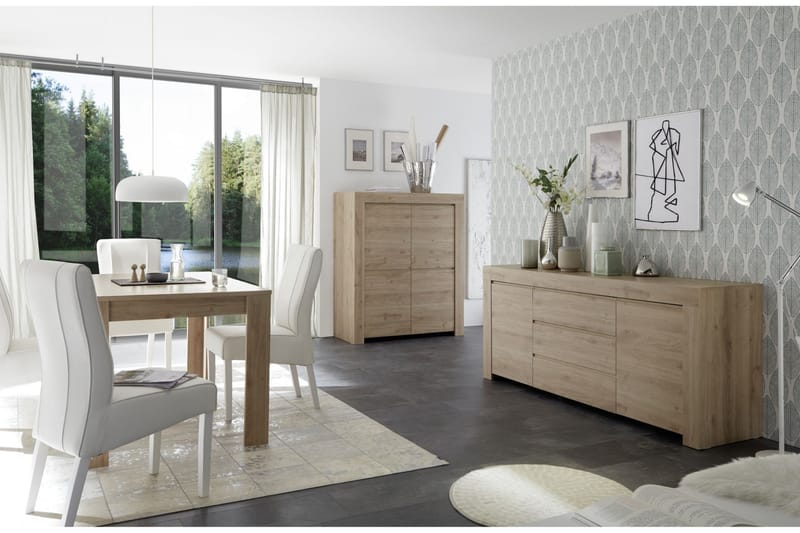 Skänk Firenze 184 cm - Brun - Förvaring - Förvaringsmöbler - Sideboard & skänk