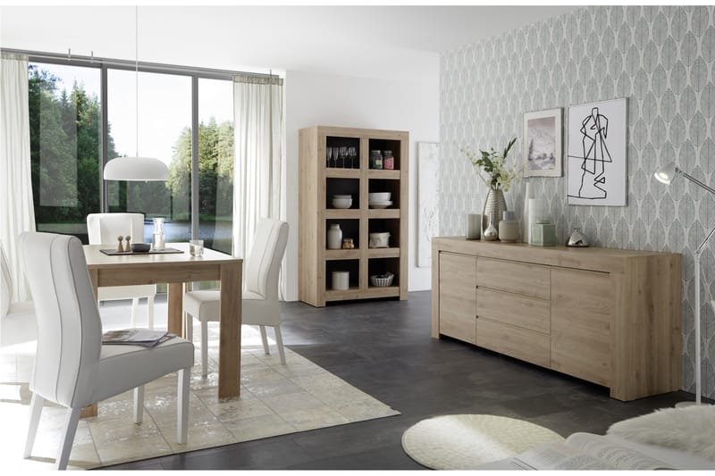 Skänk Firenze 184 cm - Brun - Förvaring - Förvaringsmöbler - Sideboard & skänk