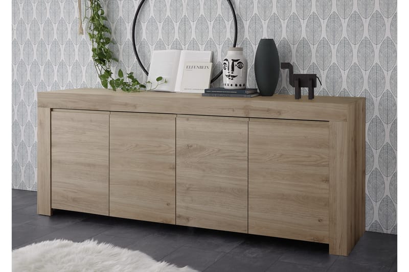 Skänk Firenze 210 cm - Brun - Förvaring - Förvaringsmöbler - Sideboard & skänk