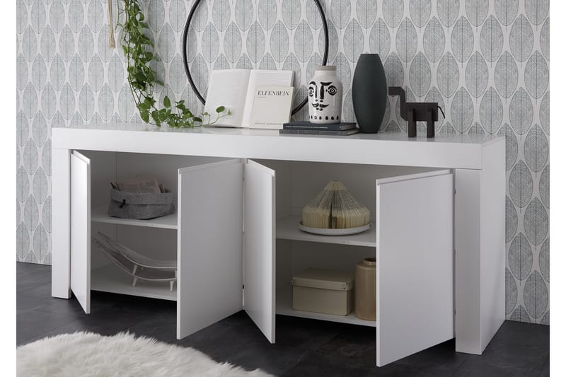Skänk Firenze 210 cm - Vit - Förvaring - Förvaringsmöbler - Sideboard & skänk