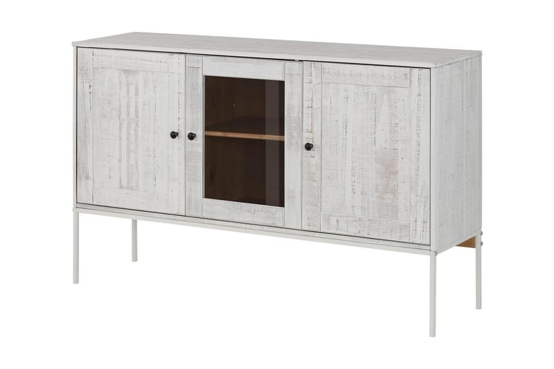 Skänk Franja 130 cm - Beige|Vit - Sideboard & skänk