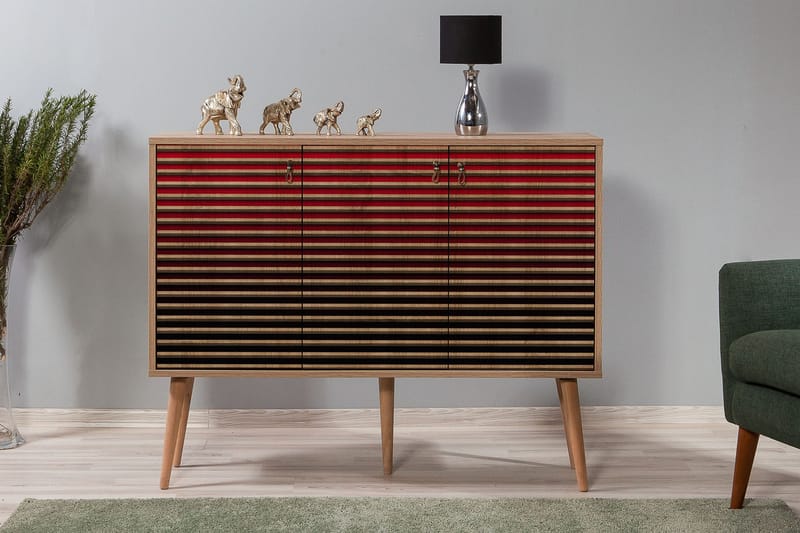Skänk Gillberga 120 cm - Brun - Förvaring - Förvaringsmöbler - Sideboard & skänk