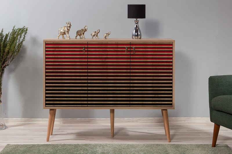 Skänk Gillberga 120 cm - Brun - Sideboard & skänk