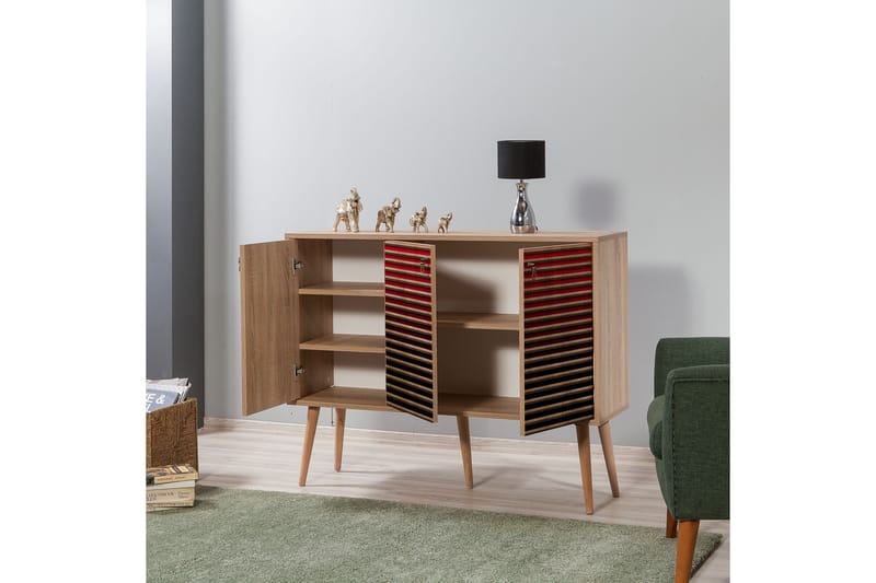 Skänk Gillberga 120 cm - Brun - Förvaring - Förvaringsmöbler - Sideboard & skänk