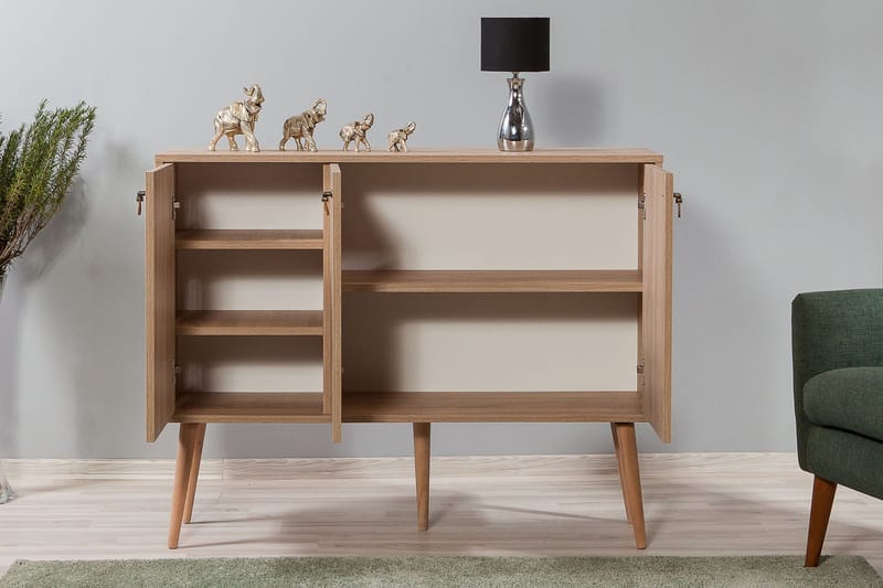 Skänk Gillberga 120 cm - Brun - Sideboard & skänk