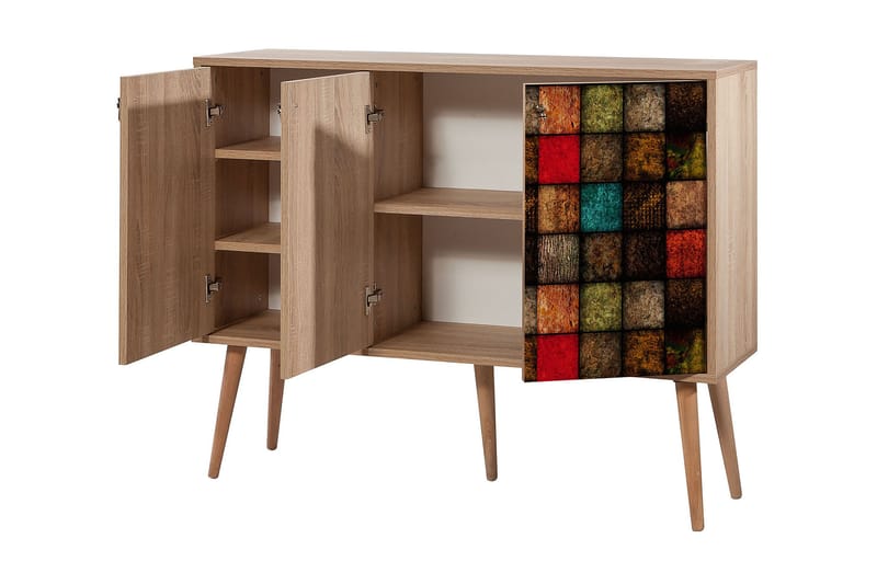 Skänk Gillberga 120 cm - Brun - Förvaring - Förvaringsmöbler - Sideboard & skänk