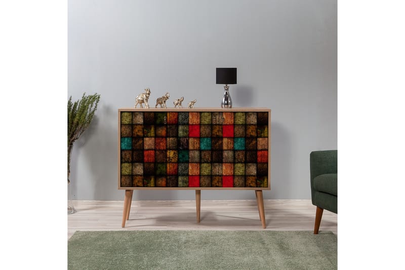 Skänk Gillberga 120 cm - Brun - Förvaring - Förvaringsmöbler - Sideboard & skänk