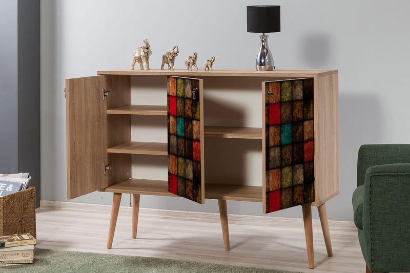 Skänk Gillberga 120 cm - Brun - Förvaring - Förvaringsmöbler - Sideboard & skänk