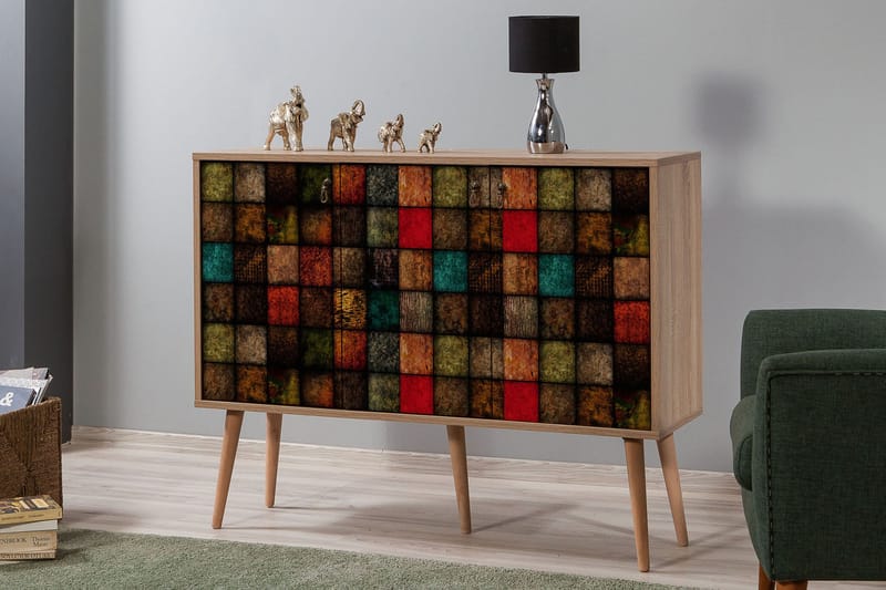 Skänk Gillberga 120 cm - Brun - Förvaring - Förvaringsmöbler - Sideboard & skänk