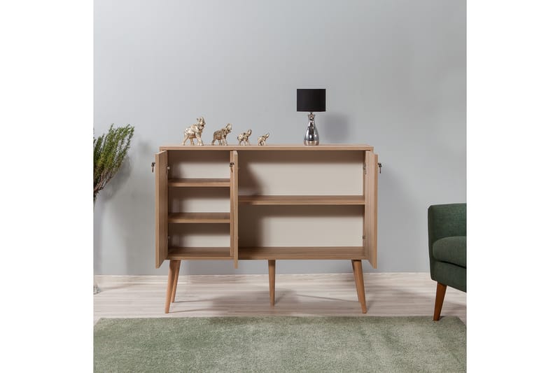 Skänk Gillberga 120 cm - Brun - Förvaring - Förvaringsmöbler - Sideboard & skänk