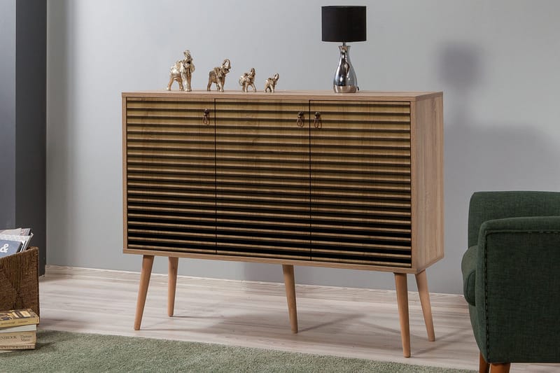 Skänk Gillberga 120 cm - Brun - Förvaring - Förvaringsmöbler - Sideboard & skänk