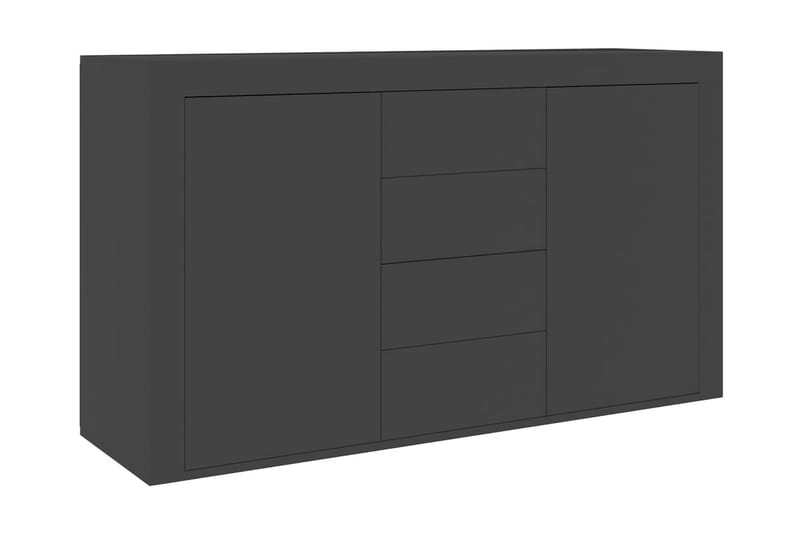 Skänk grå 120x36x69 cm spånskiva - Grå - Sideboard & skänk
