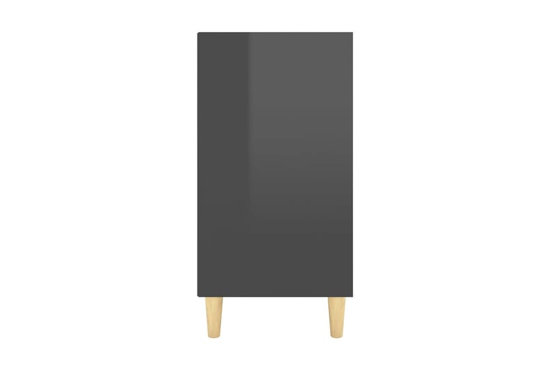 Skänk grå högglans 103,5x35x70 cm spånskiva - Grå högglans - Sideboard & skänk