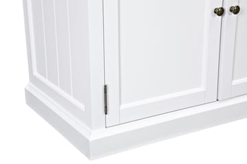 Skänk Hampton 170 cm 4 Dörrar 2 Lådor - Vit|Svart - Förvaring - Förvaringsmöbler - Sideboard & skänk