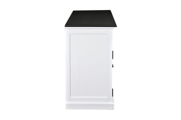 Skänk Hampton 170 cm 4 Dörrar 2 Lådor - Vit|Svart - Förvaring - Förvaringsmöbler - Sideboard & skänk