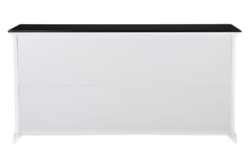 Skänk Hampton 170 cm 4 Dörrar 2 Lådor - Vit|Svart - Förvaring - Förvaringsmöbler - Sideboard & skänk