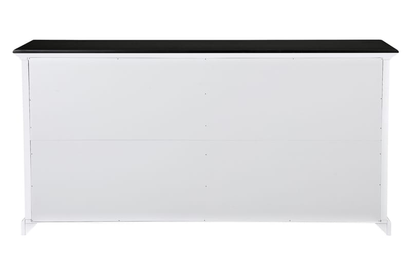 Skänk Hampton 170 cm 4 Dörrar 2 Lådor - Vit|Svart - Förvaring - Förvaringsmöbler - Sideboard & skänk
