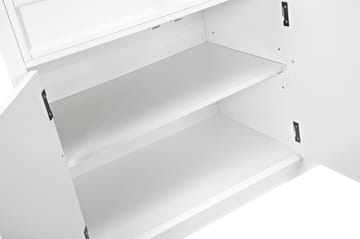 Skänk Hampton 170 cm 4 Dörrar 2 Lådor - Vit|Svart - Förvaring - Förvaringsmöbler - Sideboard & skänk