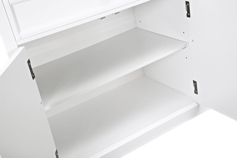 Skänk Hampton 170 cm 4 Dörrar 2 Lådor - Vit|Svart - Förvaring - Förvaringsmöbler - Sideboard & skänk