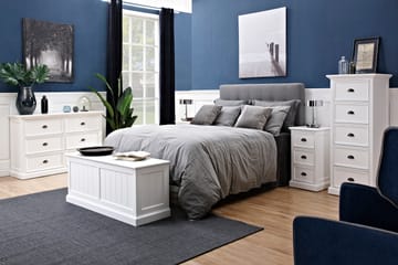 Skänk Hampton Vit - 4 Skåp 2 Lådor - Förvaring - Förvaringsmöbler - Sideboard & skänk