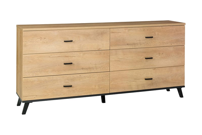 Skänk John 181x40x84 cm - Beige/Brun - Sideboard & skänk