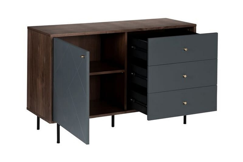 Skänk Kazeem - Grå - Förvaring - Förvaringsmöbler - Sideboard & skänk