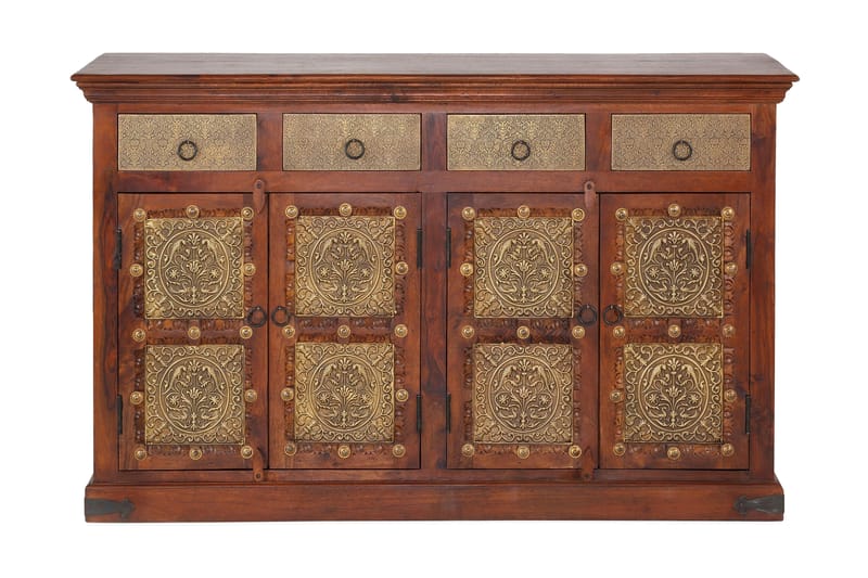 Skänk Lakhi 145 cm - Akacia Brun - Förvaring - Förvaringsmöbler - Sideboard & skänk