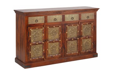 Skänk Lakhi 145 cm - Akacia Brun - Förvaring - Förvaringsmöbler - Sideboard & skänk