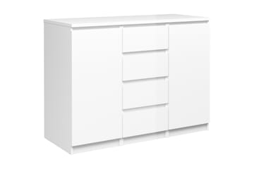 Skänk Lerna 121 cm - Vit Högglans - Förvaring - Förvaringsmöbler - Sideboard & skänk