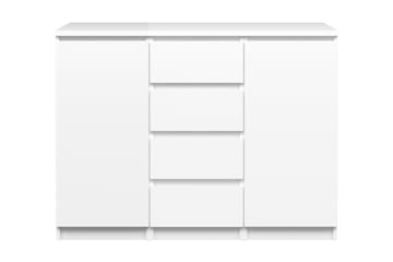 Skänk Lerna 121 cm - Vit Högglans - Förvaring - Förvaringsmöbler - Sideboard & skänk