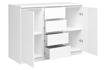 Skänk Lerna 121 cm - Vit Högglans - Förvaring - Förvaringsmöbler - Sideboard & skänk