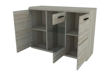 Skänk Link 120x42x87 cm - Beige/Grå - Förvaring - Förvaringsmöbler - Sideboard & skänk