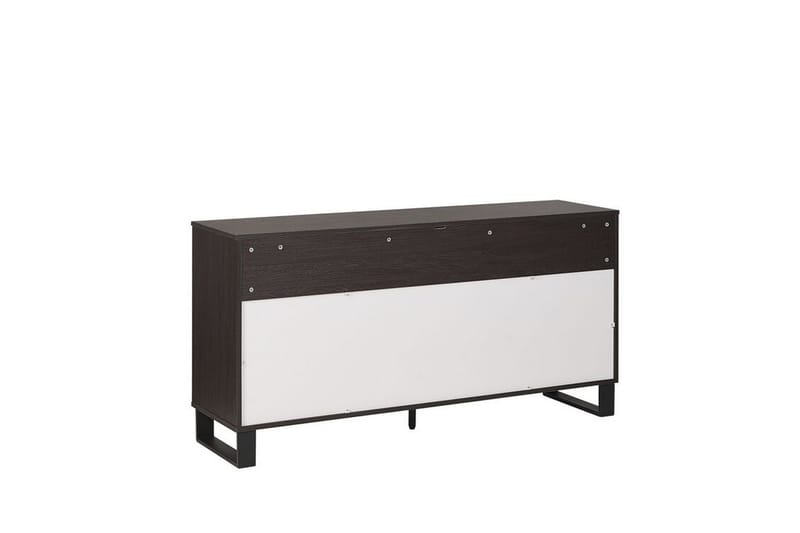 Skänk ljusträ/svart ELDA - Trä/natur - Förvaring - Förvaringsmöbler - Sideboard & skänk