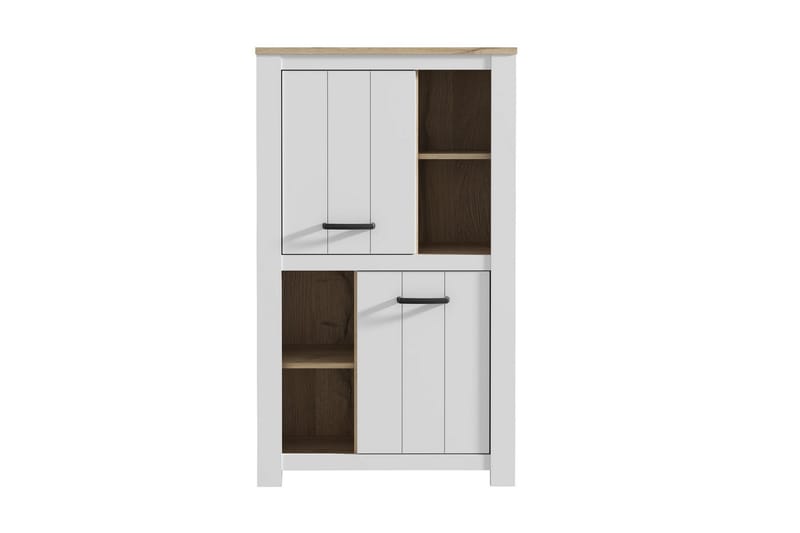 Skänk Luxted 87 cm - Vit|Brun - Sideboard & skänk