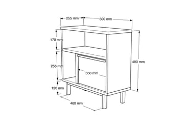 Skänk Manuja 60 cm - Ek - Förvaring - Förvaringsmöbler - Sideboard & skänk