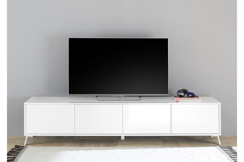 Skänk Marinos 207x40 cm - Vit - Förvaring - Förvaringsmöbler - Sideboard & skänk