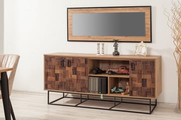 Skänk Masako Flätad - Mörkbrun - Förvaring - Förvaringsmöbler - Sideboard & skänk