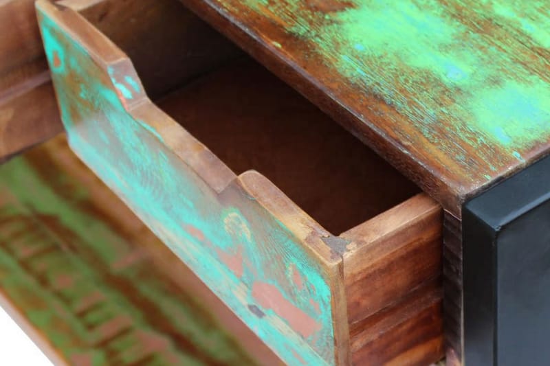 Skänk med 3 lådor massivt återvunnet trä - Flerfärgad - Sideboard & skänk