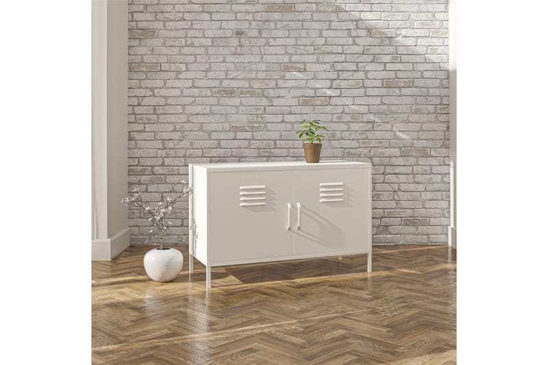 Skänk Mission District 100x40 cm Vit - Dorel Home - Förvaring - Förvaringsmöbler - Sideboard & skänk